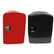 Personal Mini Fridge Cooler and Warmer Black/Red