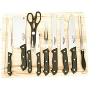 11 Piece Knife Set with Board