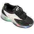 Kid's Light Up Sneaker- Black/Silver(Case of 18)