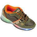 Kid's Light Up Sneaker w/ Skull- Hunter/Brown(Case of 18)