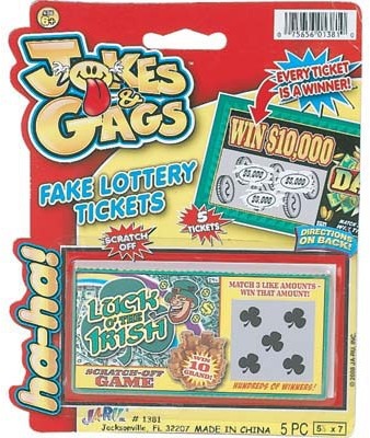 UPC 075656013810 product image for Jokes And Gags Fake Lotto Tckt | upcitemdb.com