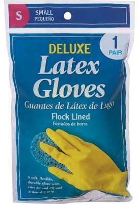 UPC 750828004024 product image for Deluxe Latex Gloves Small 1Pr | upcitemdb.com