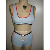 Ladies' 2 Piece Sports Bra and Short Set