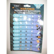 Watch Batteries 30 Piece Pack