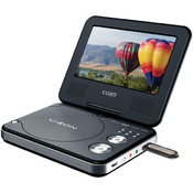 Coby 7In Portable DVD Player