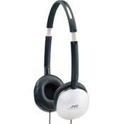 JVC  Flats HD headbnd Headphones Silver