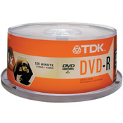 Tdk 4.7 Gb Dvd-R (25-Pk)