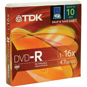 Tdk Dvd-R 10-Pk