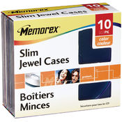 Memorex 10Pk Color Slim Dvd Cses