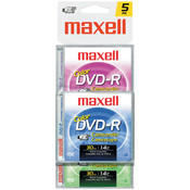 Maxell 5Pk Dvd-R Jewel Case
