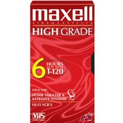 Maxell VHS High Grade Tape