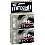 Maxell 2Pk VHS-C Video Tape