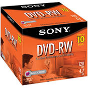 Sony 4.7 Gb Rewrite Dvd-Rw