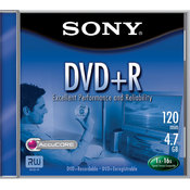 Sony 4.7 Gb Write Once Dvd+R