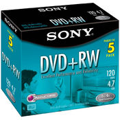 Sony 4.7Gb Rewrite Dvd+Rw