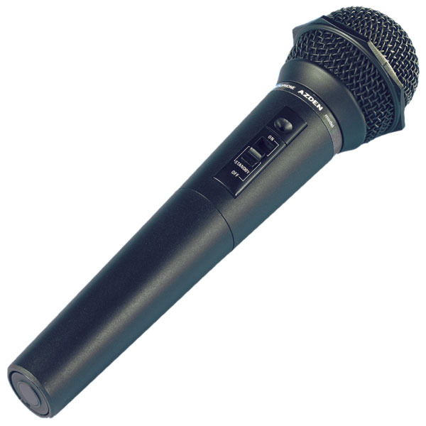 Azden Hndhld Microphone W/Tran