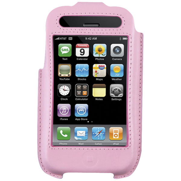 Belkin Pink Iphone 3G Formed Leather Sleeve