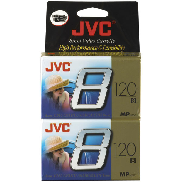 JVC 120Min 8Mm Tape 2-Pk