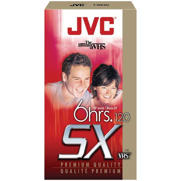 JVC 120Min VHS Single Video Tape