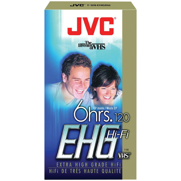 JVC 120Min VHS Single Tape