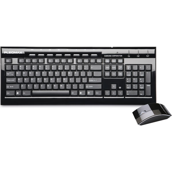 Pleomax Blk Wireless Keyboard & M