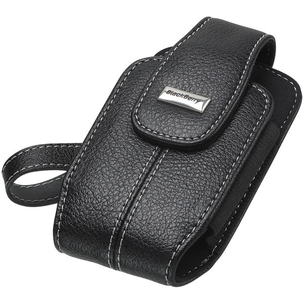Blackberry Rim Curve Black Leather Case