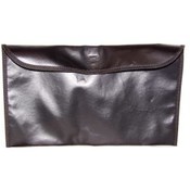 Black Vinyl Document Pouch