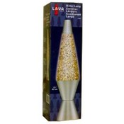 Lava Brand Silver Glitter Lamp