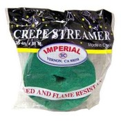 Imperial Teal Green Crepe Party Streamers