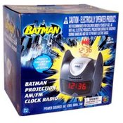 Batman Projection AM/FM Clock Radio