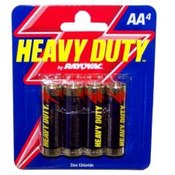 Rayovac 4 Pack Heavy Duty AA Batteries