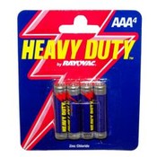 Rayovac 4 Pack Heavy Duty AAA Batteries