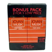 Jovan Musk for Men 2 Pack Aftershave Cologne Spray