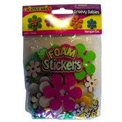 Creative Hands Groovy Daisies 3-D Foam Stickers