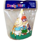 DesignWare 8 Pack Rugrats Party Hats