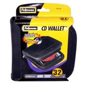 Fellowes Faux Leather 32 CD Wallet