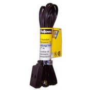 Fellowes 9 Foot Brown Standard Extension Cord