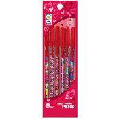6 Count Valentine's Stick Pens
