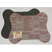 Dog Bone Mat 23x19 Asst Colors