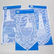 Doily Banner 3 Lighthouse Designs