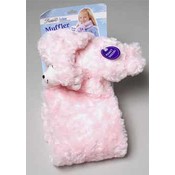 Plush Pink Poodle Muffler