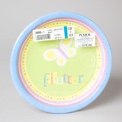 Playful Spring Paper Plates 8-3/4 Inch,10 Count