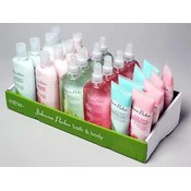 Fresh Cherry/Cool Melon Bath Display.