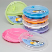 Microwave Plate W/Cover 8.6In