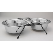 Stainless Steel Double Pet Bowl