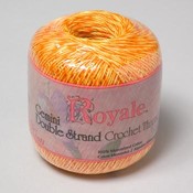 Crochet Double Strand Yellow/Pumpkin