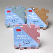 Jigsaw Shape Magnetic Cork Board