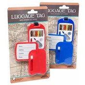 Luggage Tag with Hidden Sewing Kit