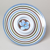 Blue Peony Design Chip-N-Dip Tray