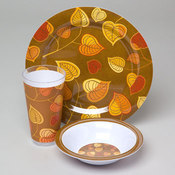 Fall Elm Leaf Dinnerware (Melamine)